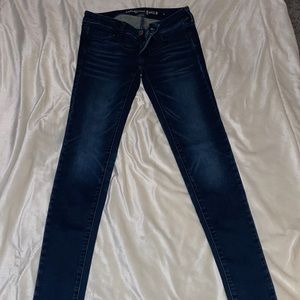 American Eagle dark wash jeans, size: 4 Long